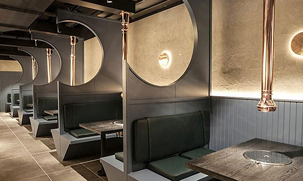 燒烤店裝修公司，善用美味轉(zhuǎn)為視覺