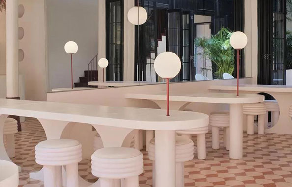 高檔茶餐廳設(shè)計(jì)范例，餐廳茶室茶吧設(shè)計(jì)效果圖