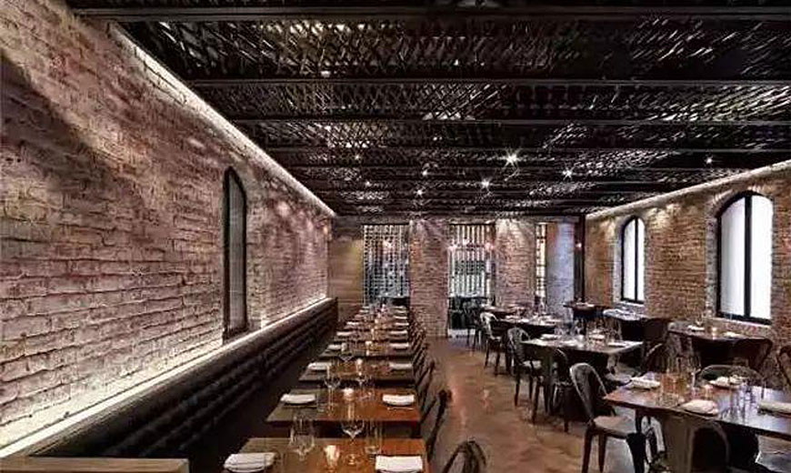 45度商務(wù)餐廳設(shè)計