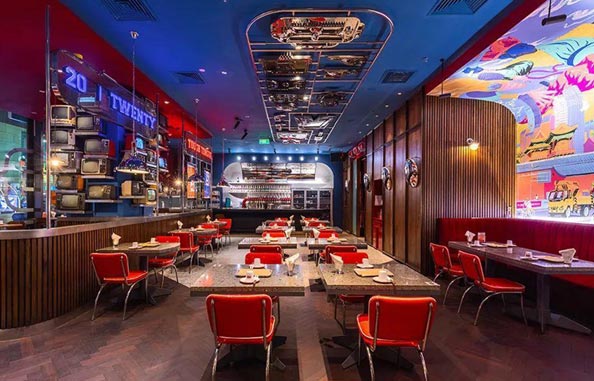 美式餐廳設(shè)計(jì)，當(dāng)下最流行的美式餐廳元素