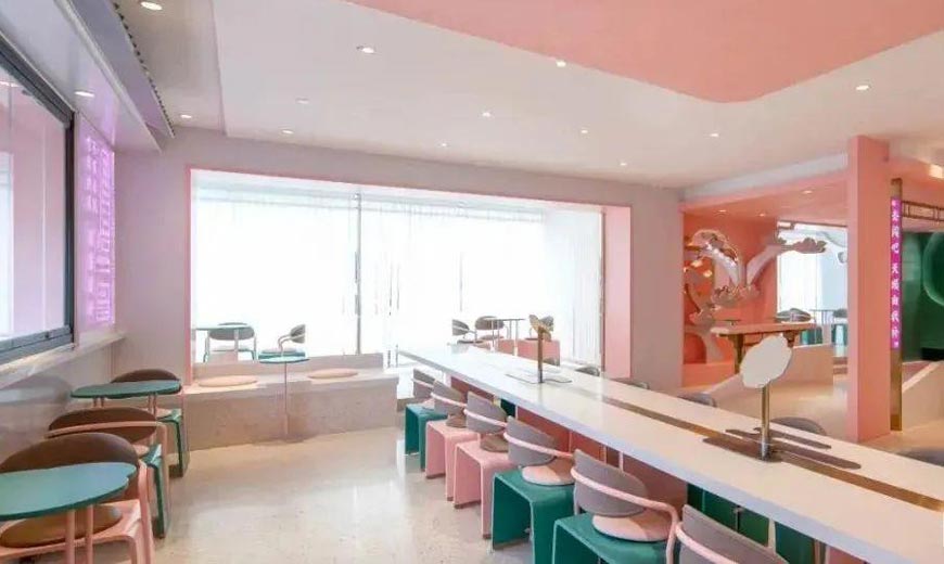 LEYOU品牌優(yōu)秀茶飲餐廳設(shè)計