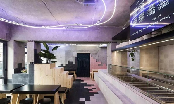 快餐餐廳設(shè)計(jì)，整潔亮堂的快餐廳裝修