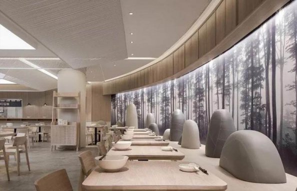 北京XiXi面館中式中餐廳設(shè)計(jì)