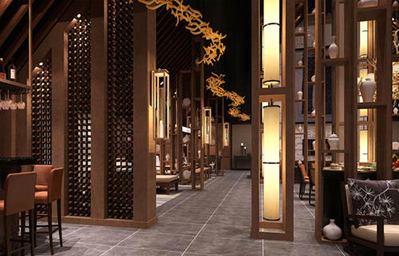 口福齋中餐廳設(shè)計案例分析