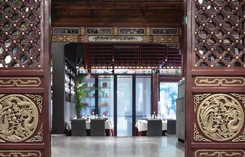 椰子雞新中式火鍋店設(shè)計