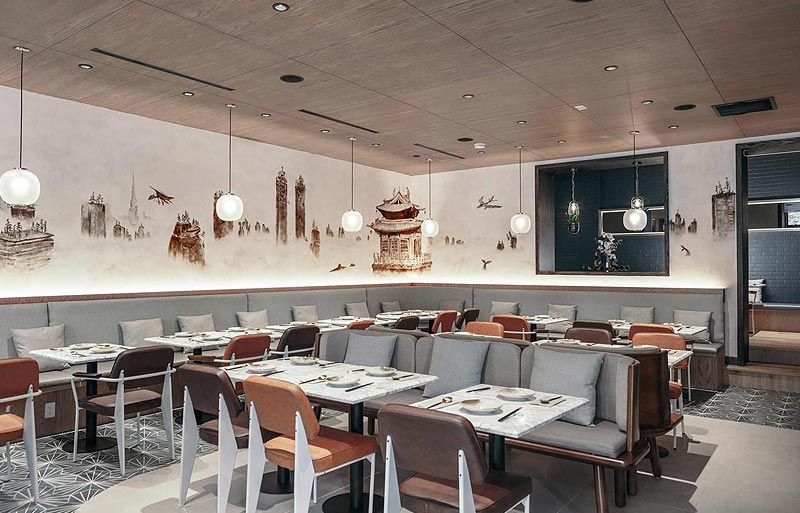 曼哈頓現(xiàn)代中餐廳設(shè)計特點