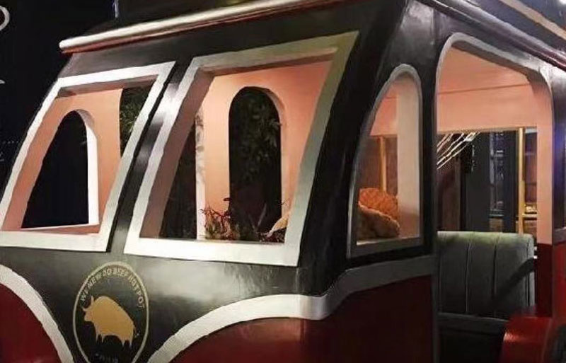 原牛道牛肉火鍋店包間設(shè)計(jì)