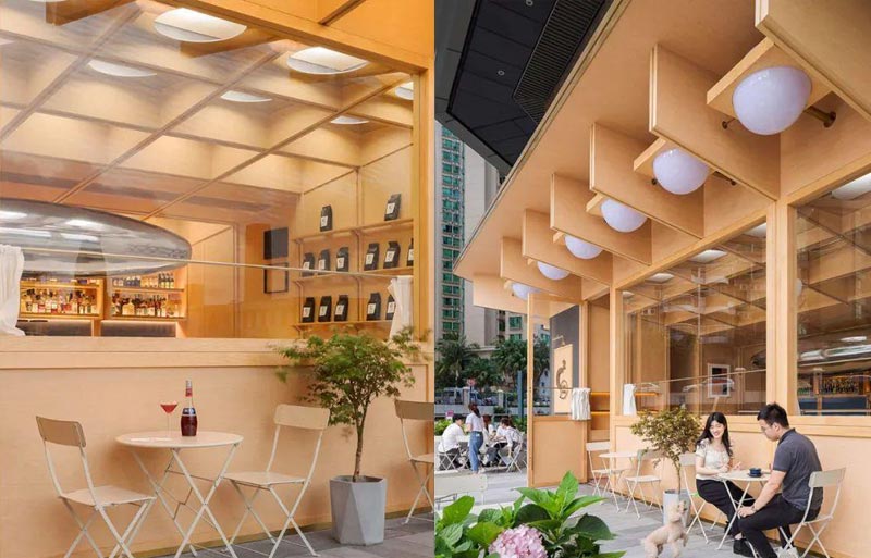 ECAFE翊咖啡廳室內(nèi)裝飾設計