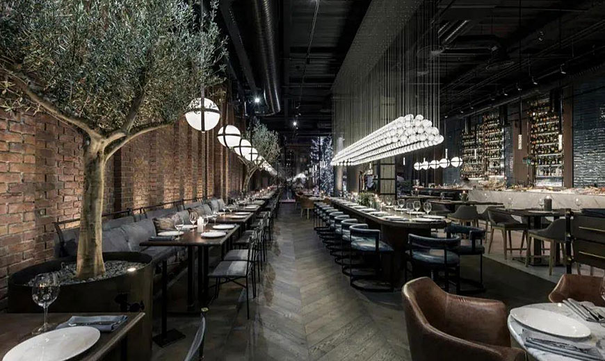 蒸汽海鮮主題餐廳裝修設(shè)計(jì)